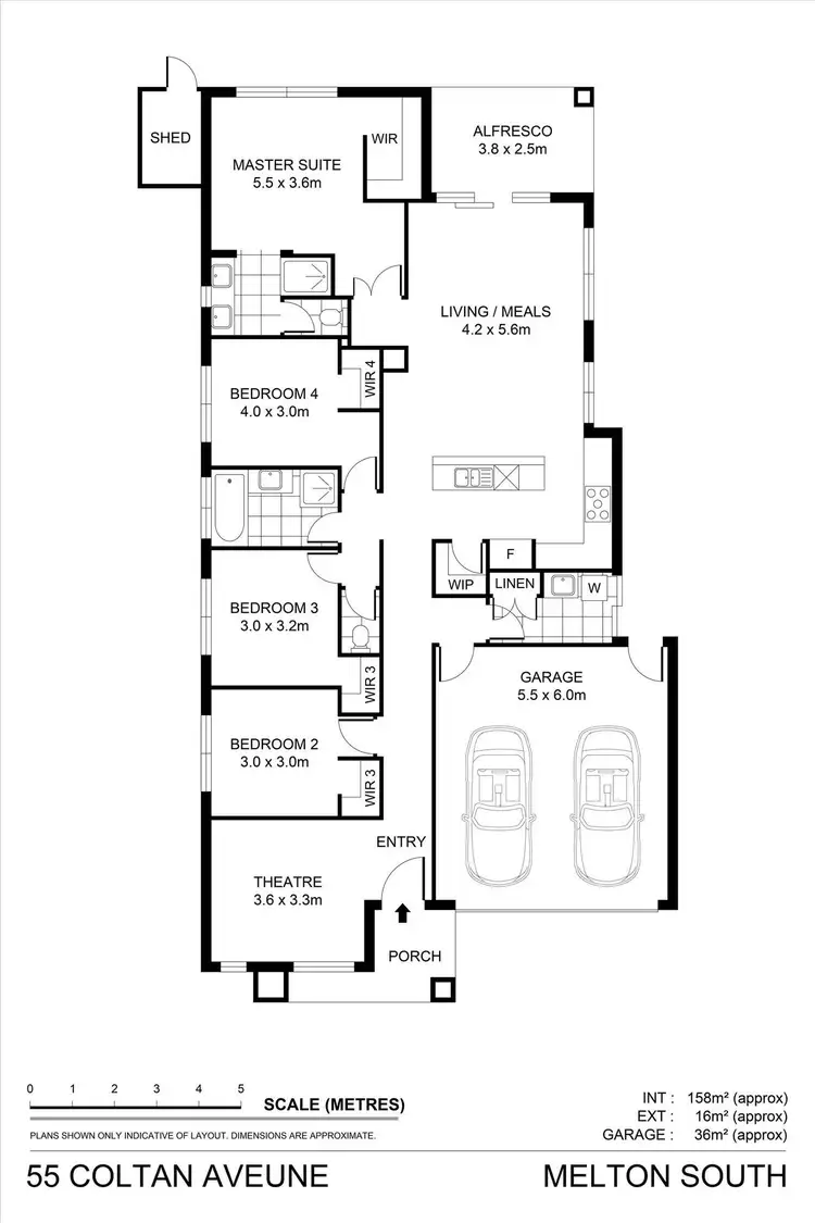 Floorplan of Homely house listing, 55 Coltan Avenue, Cobblebank VIC 3338