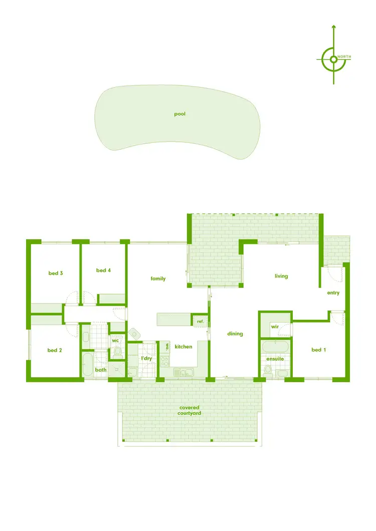 Floorplan of Homely house listing, 2 Lamble Place, Oxley ACT 2903