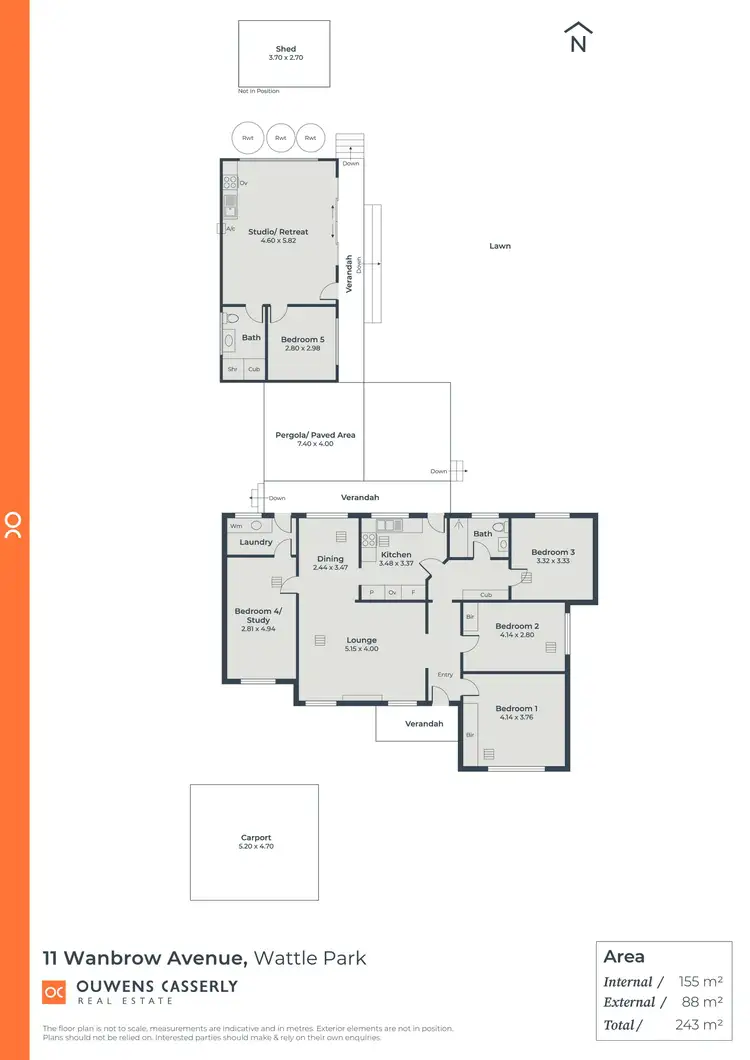 Floorplan of Homely house listing, 11 Wanbrow Avenue, Wattle Park SA 5066