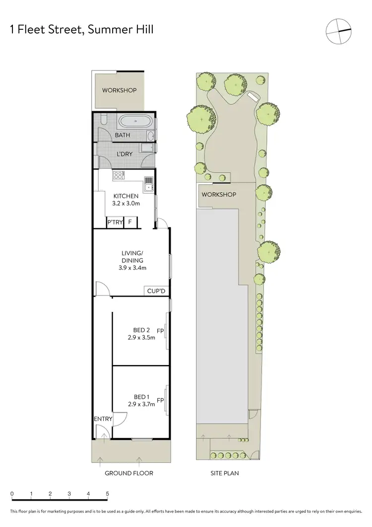 Floorplan of Homely house listing, 1 Fleet Street, Summer Hill NSW 2130