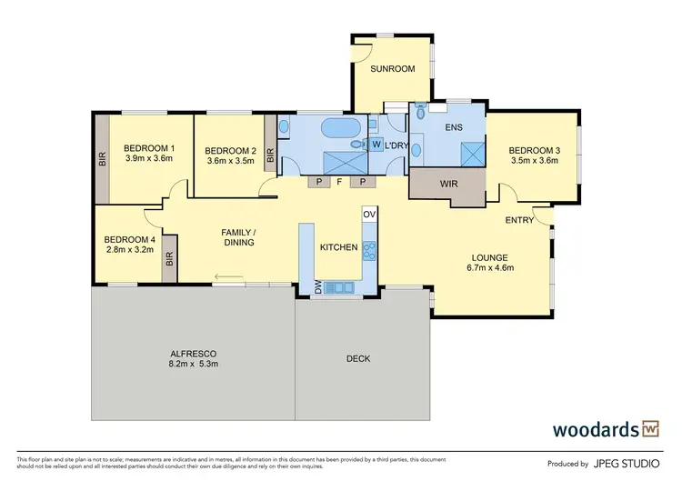 Floorplan of Homely house listing, 190 Palmer Road, Sunbury VIC 3429