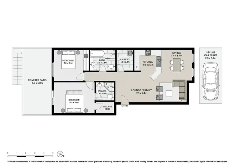 Floorplan of Homely apartment listing, 12/15 Governors Way, Oatlands NSW 2117