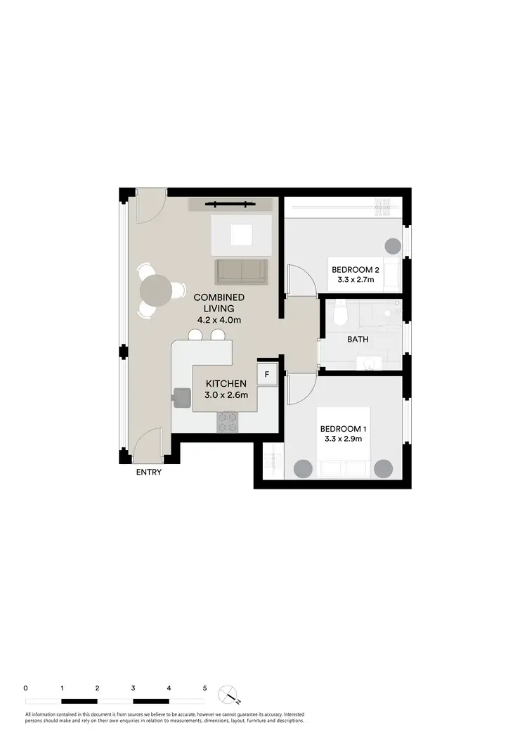 Floorplan of Homely apartment listing, 402/79 Mitchell Road, Cronulla NSW 2230
