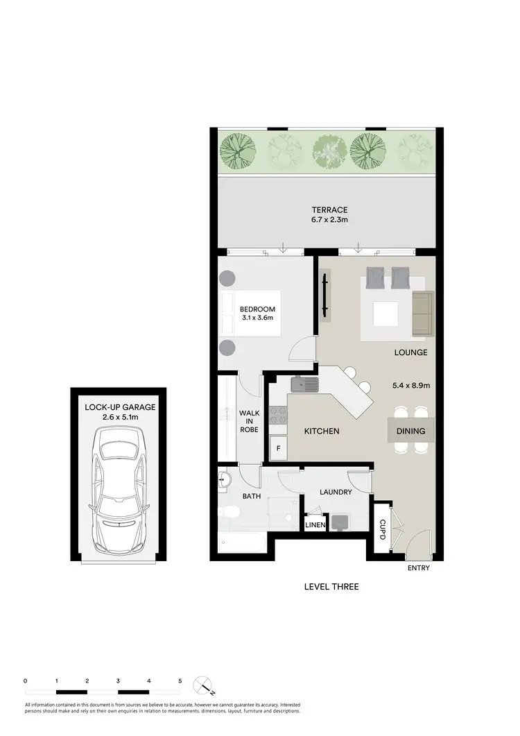 Floorplan of Homely apartment listing, 33/1-7 Allison Road, Cronulla NSW 2230
