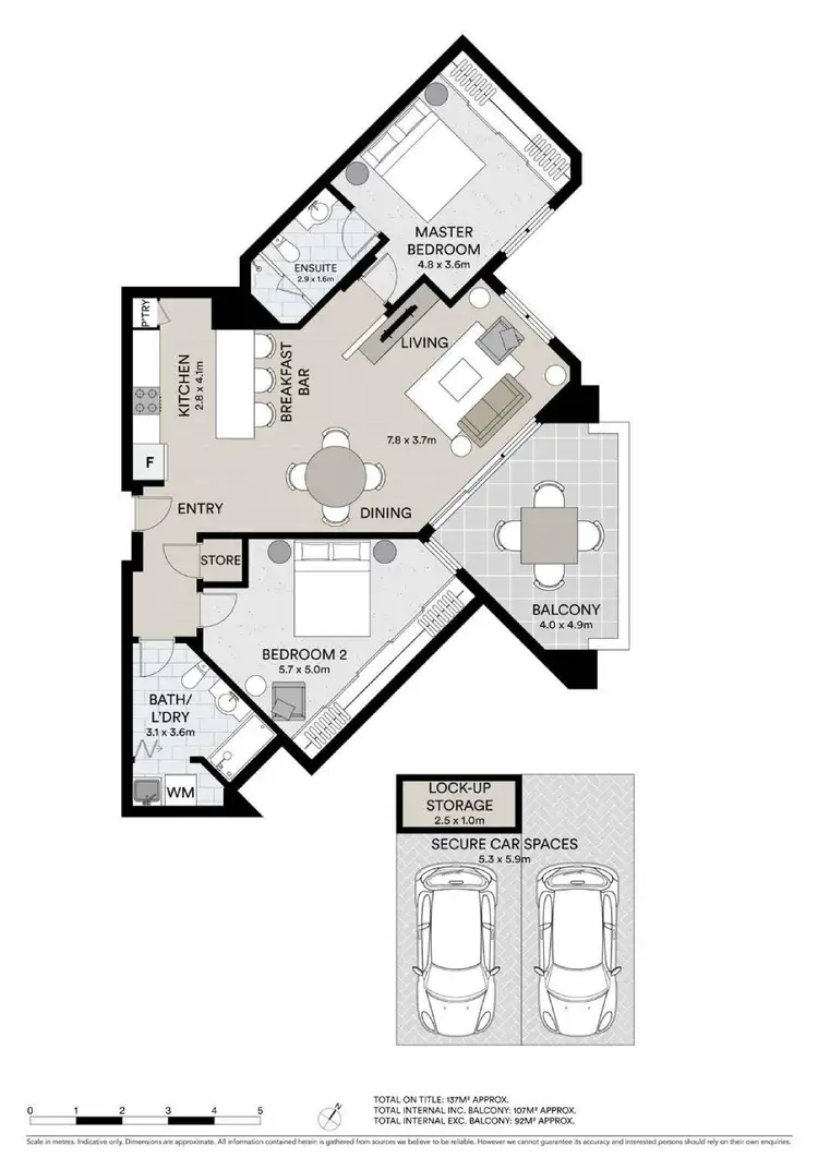 Floorplan of Homely unit listing, 405/33 The Promenade, Wentworth Point NSW 2127