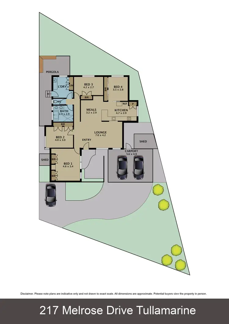Floorplan of Homely house listing, 217 Melrose Drive, Tullamarine VIC 3043