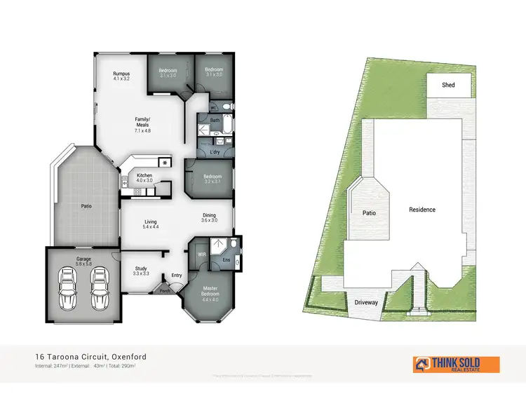 Floorplan of Homely house listing, 16 Taroona Circuit, Oxenford QLD 4210