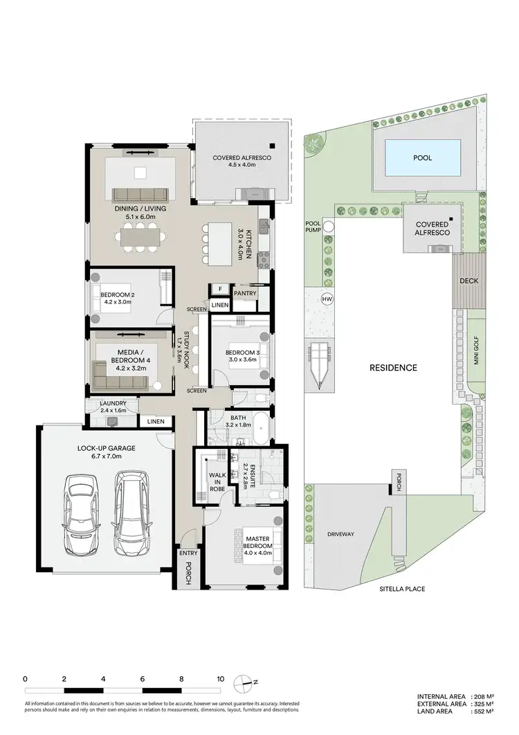 Floorplan of Homely house listing, 21 Sitella Place, Palmview QLD 4553