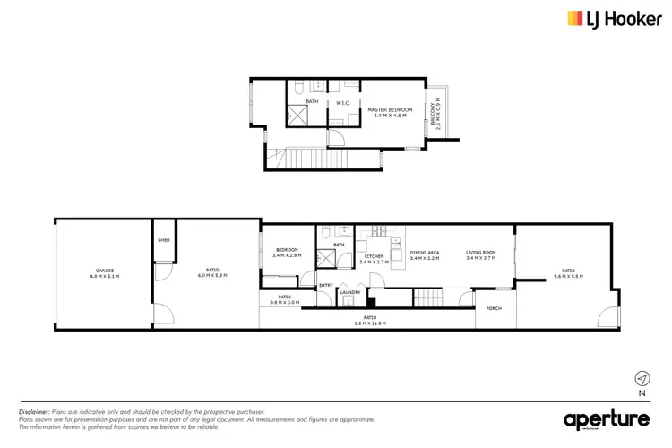 Floorplan of Homely townhouse listing, 8 Percival Road, Googong NSW 2620