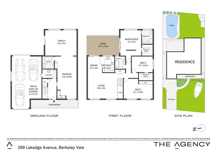Floorplan of Homely house listing, 359 Lakedge Avenue, Berkeley Vale NSW 2261