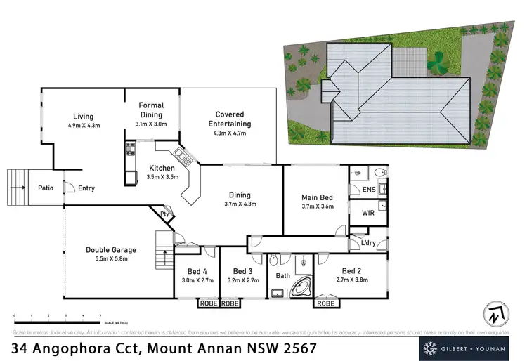 Floorplan of Homely house listing, 34 Angophora Circuit, Mount Annan NSW 2567