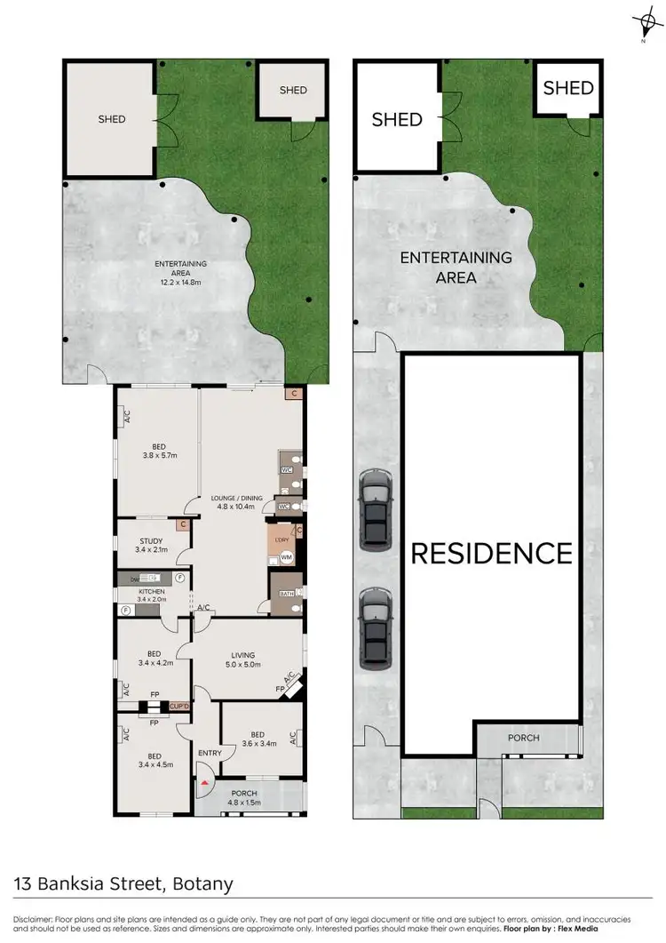 Floorplan of Homely house listing, 13 Banksia Street, Botany NSW 2019