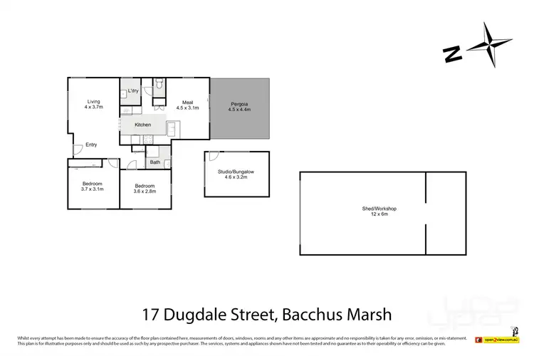 Floorplan of Homely house listing, 17 Dugdale Street, Bacchus Marsh VIC 3340