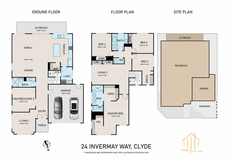 Floorplan of Homely house listing, 24 Invermay Way, Clyde VIC 3978