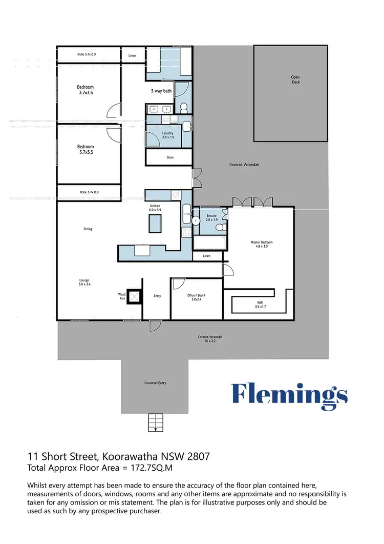 Floorplan of Homely house listing, 11 Short Street, Koorawatha NSW 2807