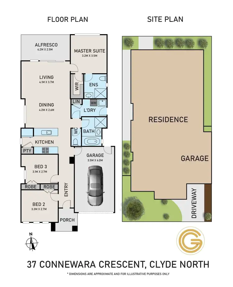 Floorplan of Homely house listing, 37 Connewara Crescent, Clyde North VIC 3978
