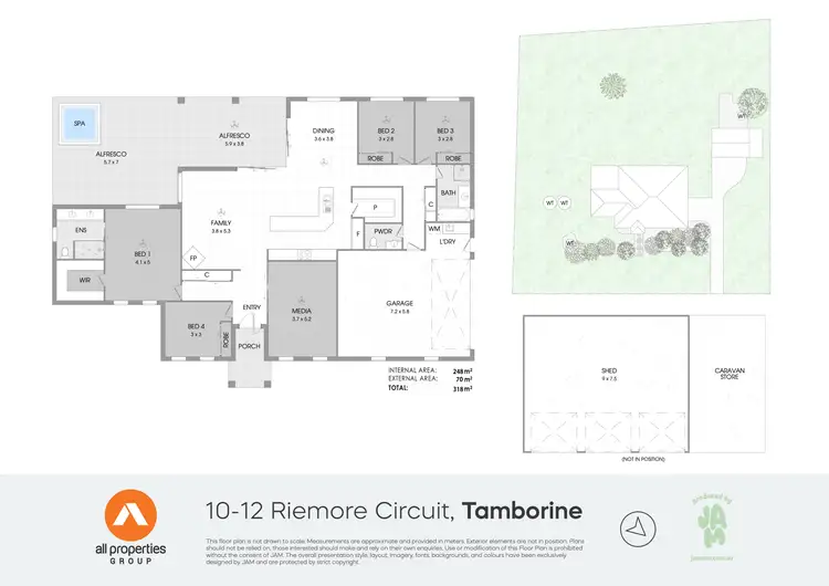 Floorplan of Homely rural property listing, 10-12 Riemore Circuit, Tamborine QLD 4270