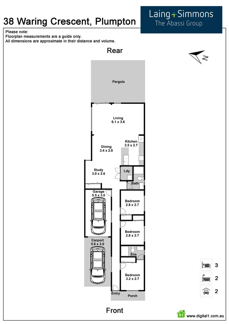 Floorplan of Homely house listing, 38 Waring Crescent, Plumpton NSW 2761