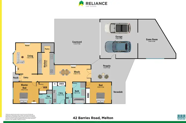 Floorplan of Homely house listing, 42 Barries Road, Melton VIC 3337