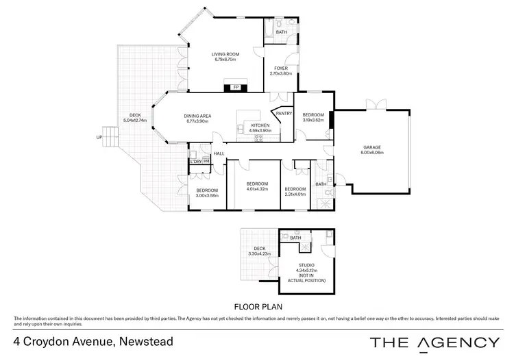Floorplan of Homely house listing, 4 Croydon Avenue, Newstead TAS 7250