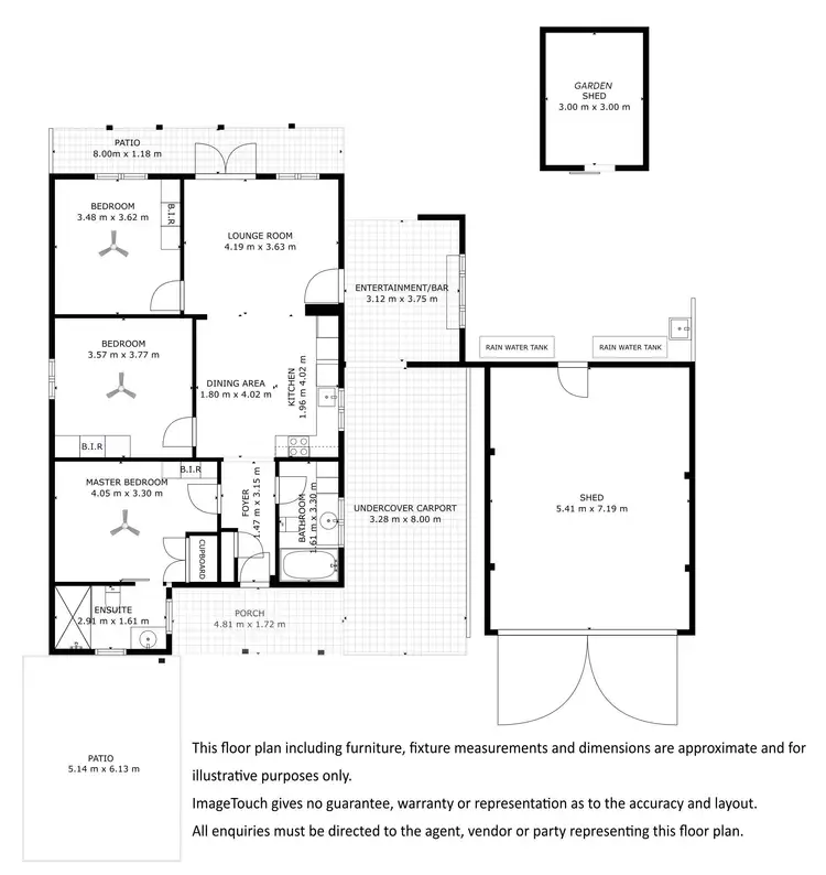 Floorplan of Homely house listing, 13 Ellen Street, Port Lincoln SA 5606