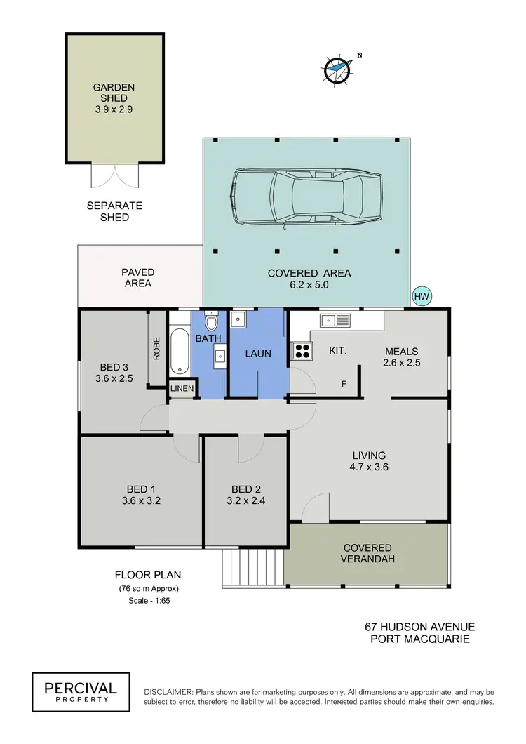 Floorplan of Homely house listing, 67 Hudson Avenue, Port Macquarie NSW 2444