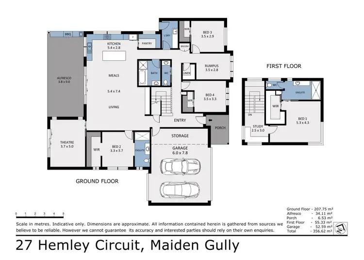 Floorplan of Homely house listing, 27 Hemley Circuit, Maiden Gully VIC 3551