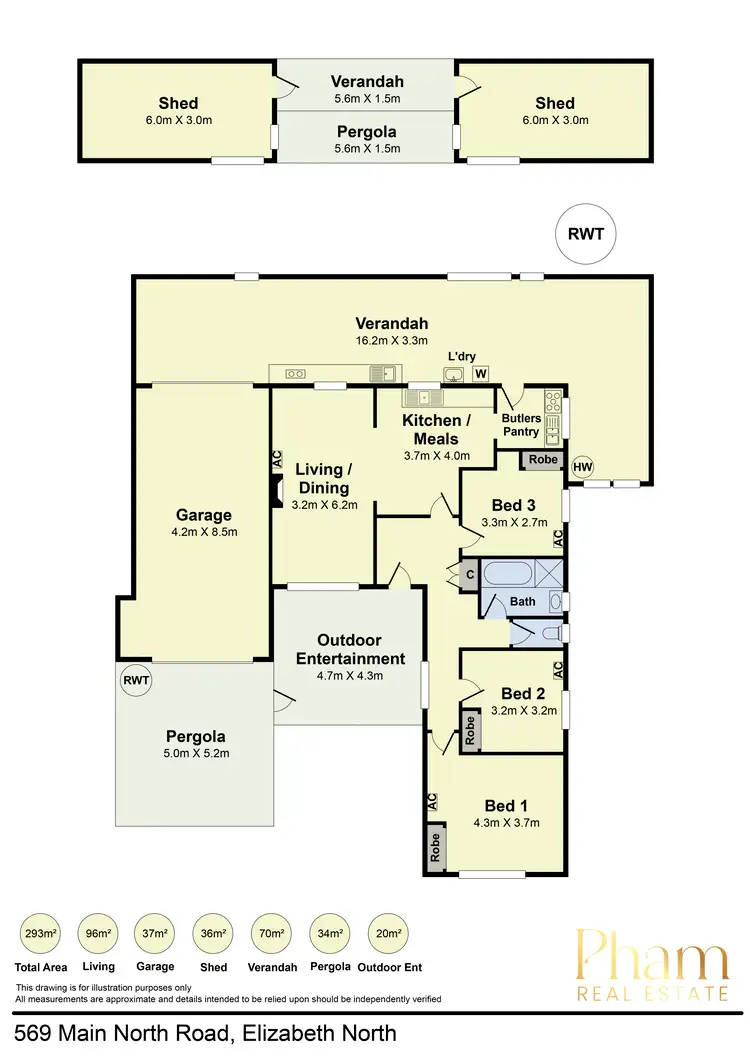 Floorplan of Homely house listing, 569 Main North Road, Elizabeth North SA 5113