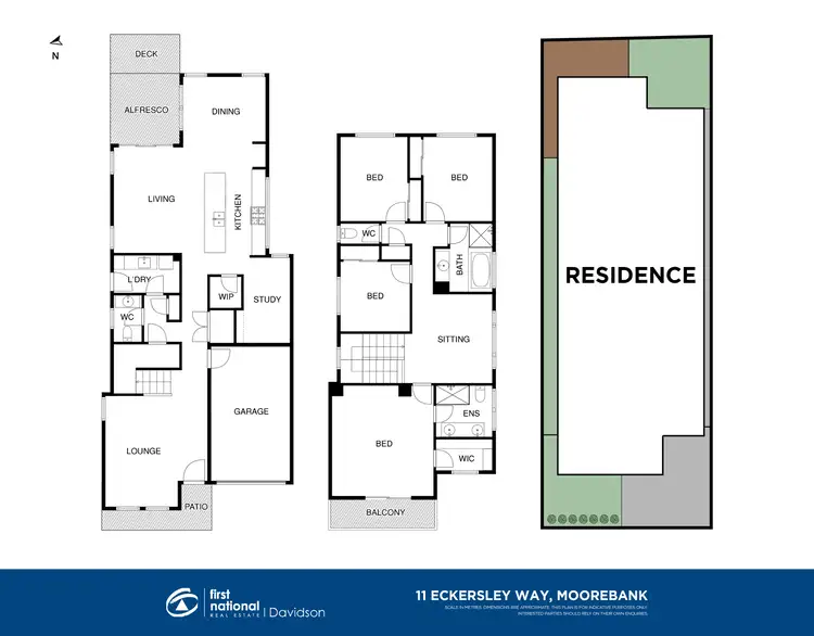 Floorplan of Homely house listing, 11 Eckersley Way, Moorebank NSW 2170