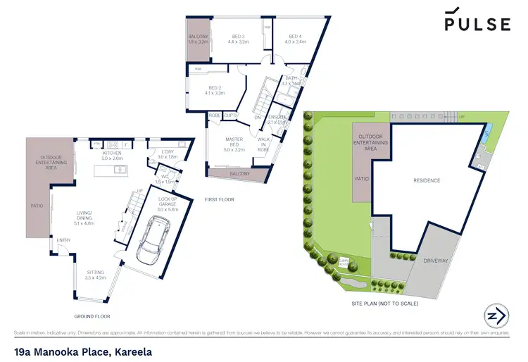 Floorplan of Homely house listing, 19a Manooka Place, Kareela NSW 2232