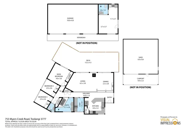 Floorplan of Homely house listing, 753 Myers Creek Road, Toolangi VIC 3777