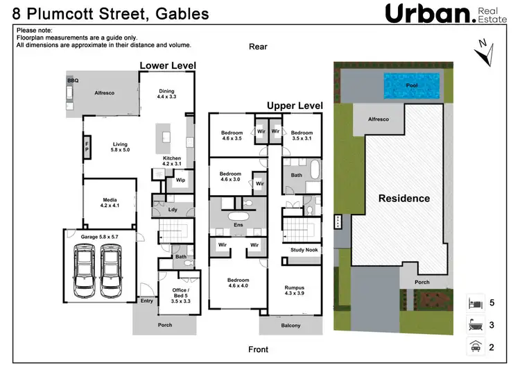 Floorplan of Homely house listing, 8 Plumcott Street, Box Hill NSW 2765