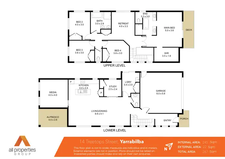 Floorplan of Homely house listing, 14 Treetops Street, Yarrabilba QLD 4207