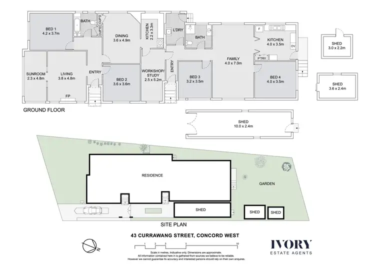 Floorplan of Homely house listing, 43 Currawang Street, Concord West NSW 2138