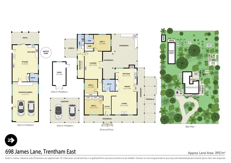 Floorplan of Homely house listing, 698 James Lane, Trentham East VIC 3458