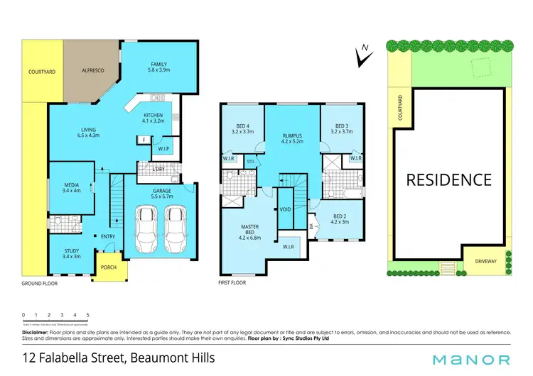 Floorplan of Homely house listing, 12 Falabella Street, Beaumont Hills NSW 2155