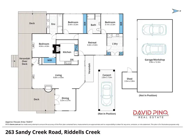 Floorplan of Homely house listing, 263 Sandy Creek Road, Riddells Creek VIC 3431
