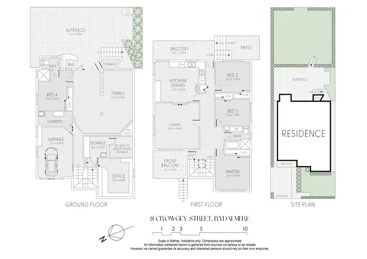 Floorplan of Homely house listing, 8 Crowgey Street, Rydalmere NSW 2116