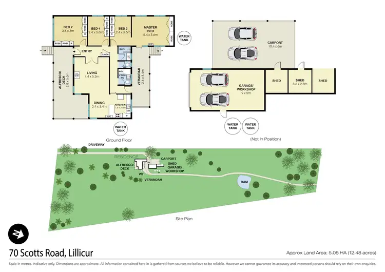 Floorplan of Homely house listing, 70 Scotts Road, Lillicur VIC 3371