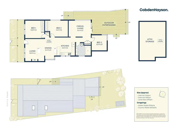 Floorplan of Homely house listing, 100 Curtis Road, Balmain NSW 2041