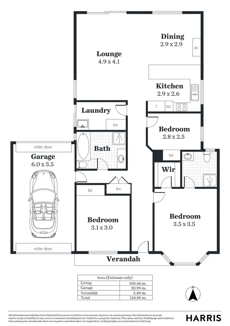 Floorplan of Homely house listing, 18A Deemster Avenue, Christies Beach SA 5165