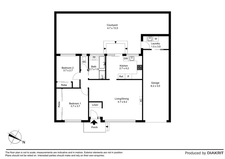 Floorplan of Homely villa listing, 3/13 Monomeeth Street, Bexley NSW 2207