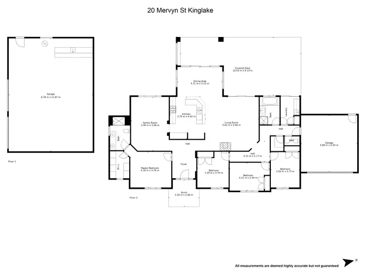 Floorplan of Homely house listing, 20 Mervyn Street, Kinglake VIC 3763