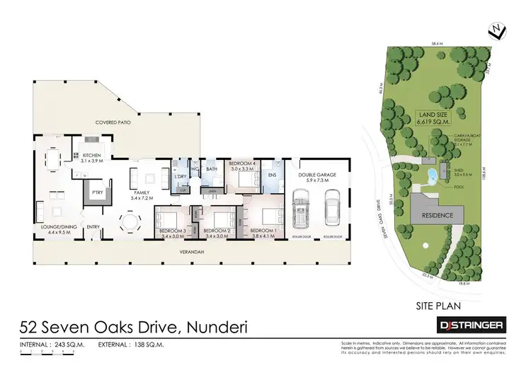 Floorplan of Homely house listing, 52 Seven Oaks Drive, Nunderi NSW 2484