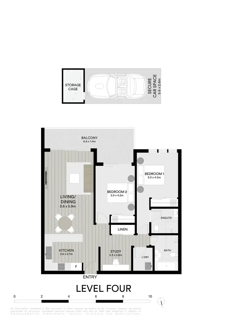 Floorplan of Homely apartment listing, 403/8b Myrtle Street, Prospect NSW 2148