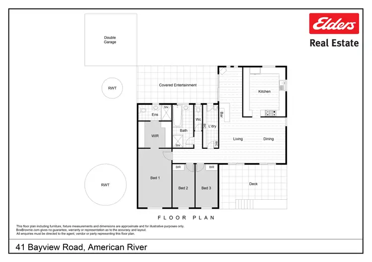 Floorplan of Homely house listing, 41 Bayview Road, American River SA 5221