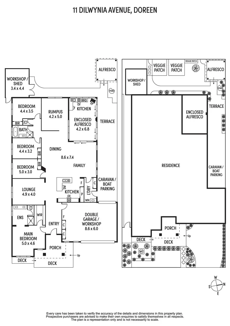 Floorplan of Homely house listing, 11 Dilwynia Avenue, Doreen VIC 3754