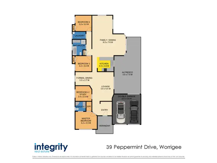 Floorplan of Homely house listing, 39 Peppermint Drive, Worrigee NSW 2540