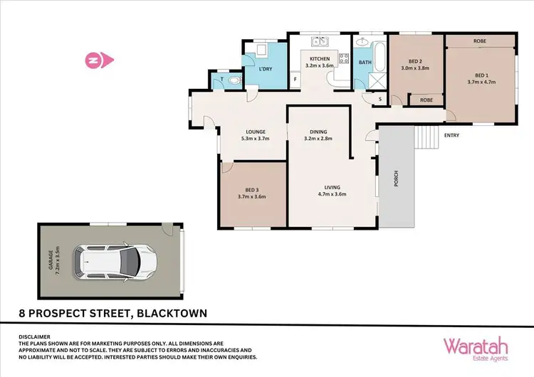 Floorplan of Homely house listing, 8 Prospect Street, Blacktown NSW 2148