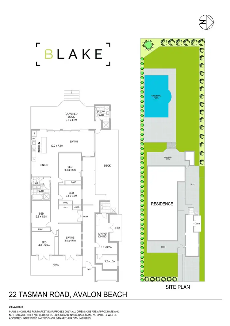 Floorplan of Homely house listing, 22 Tasman Road, Avalon Beach NSW 2107
